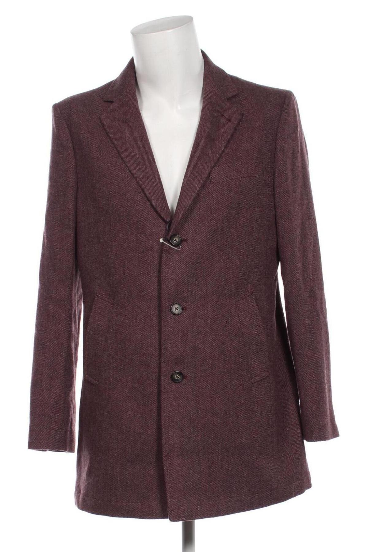 Ανδρικά παλτό Gutteridge, Μέγεθος L, Χρώμα Κόκκινο, Τιμή 252,06 €
