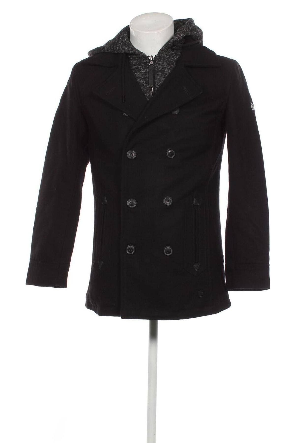 Ανδρικά παλτό Indigo, Μέγεθος S, Χρώμα Μαύρο, Τιμή 16,85 €