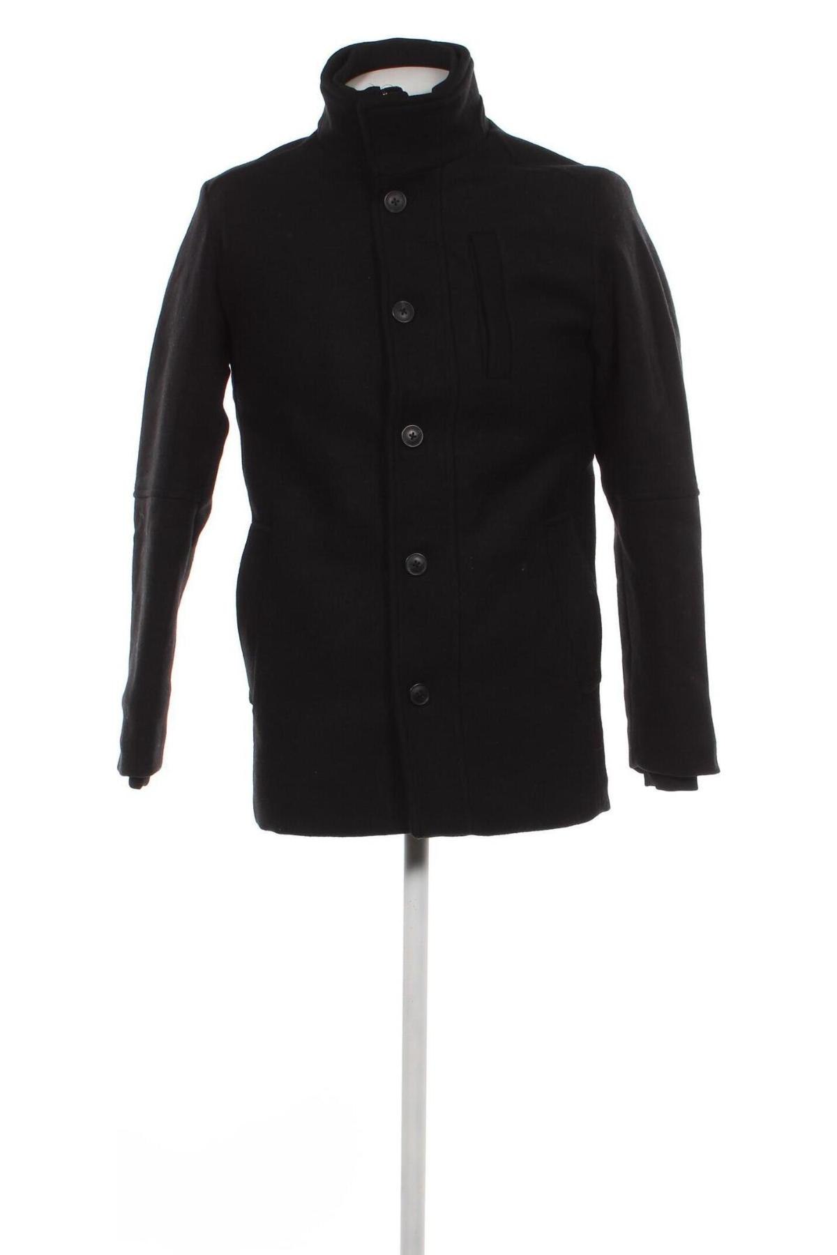 Ανδρικά παλτό Jack & Jones PREMIUM, Μέγεθος XS, Χρώμα Μαύρο, Τιμή 31,28 €