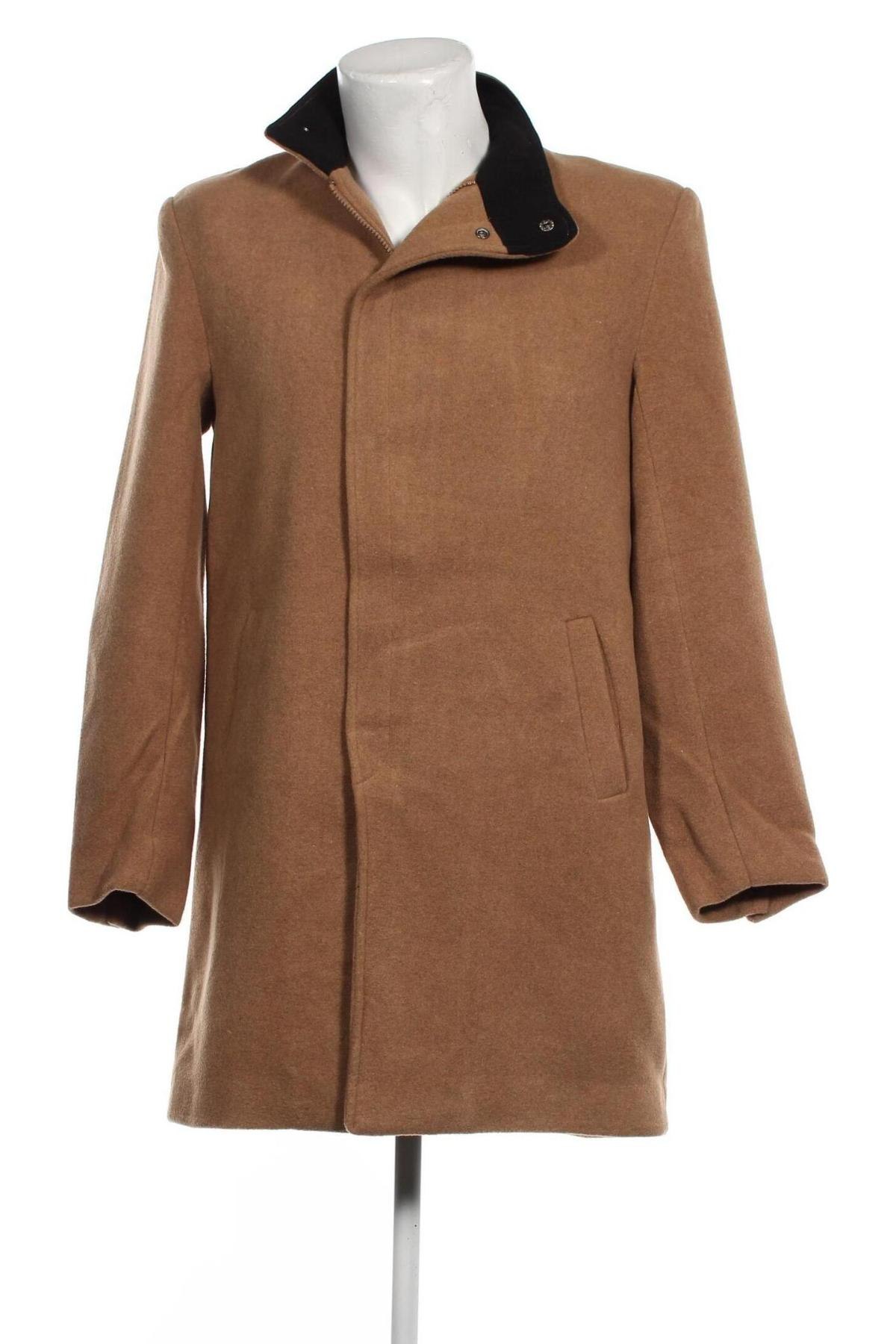 Ανδρικά παλτό Only & Sons, Μέγεθος M, Χρώμα Καφέ, Τιμή 39,90 €