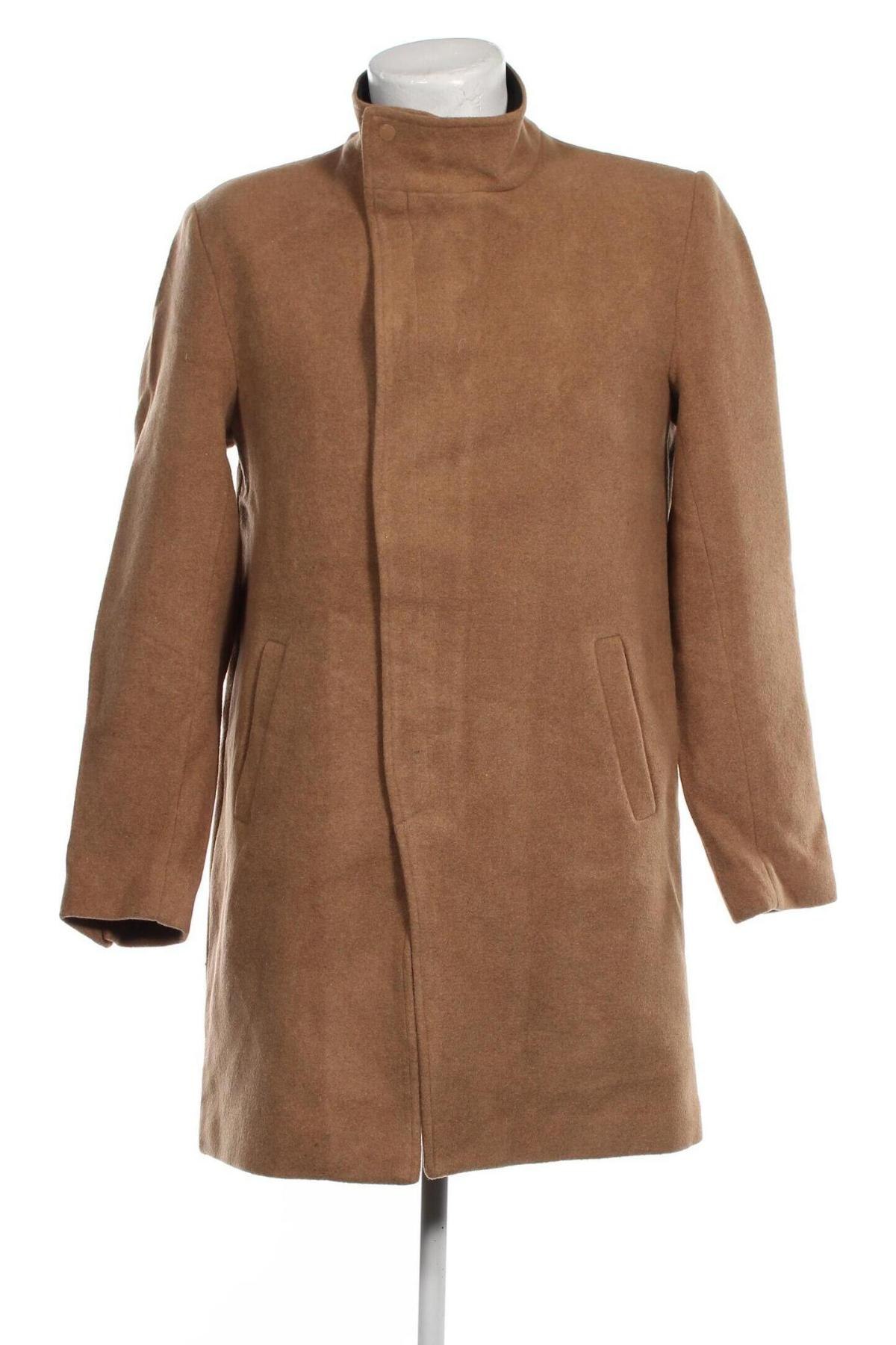 Ανδρικά παλτό Only & Sons, Μέγεθος L, Χρώμα Καφέ, Τιμή 16,85 €