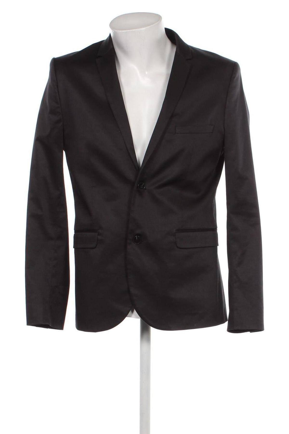 Ανδρικό σακάκι H&M, Μέγεθος L, Χρώμα Μαύρο, Τιμή 12,61 €