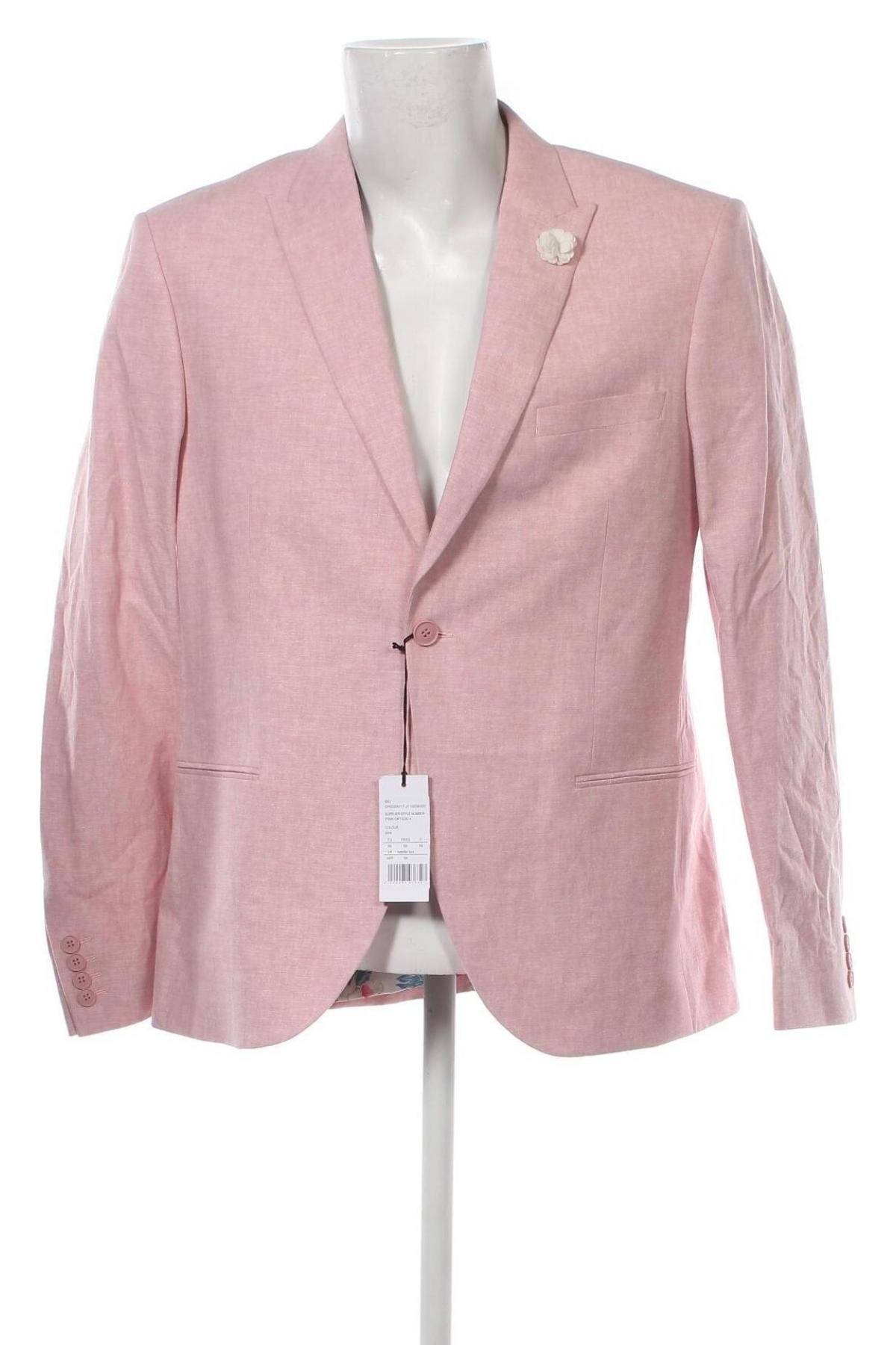 Ανδρικό σακάκι Isaac Dewhirst, Μέγεθος XL, Χρώμα Ρόζ , Τιμή 66,49 €