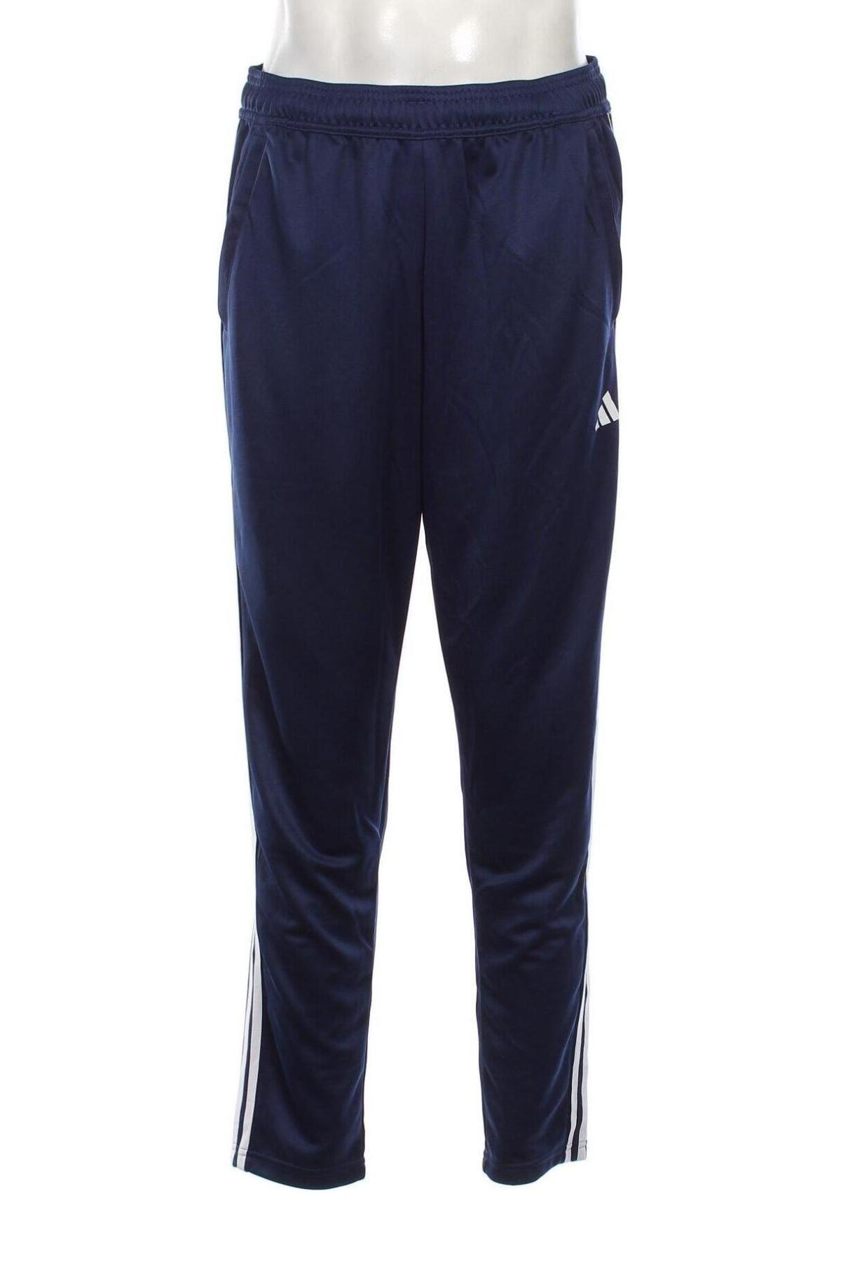 Pantaloni trening de bărbați Adidas, Mărime L, Culoare Albastru, Preț 286,18 Lei