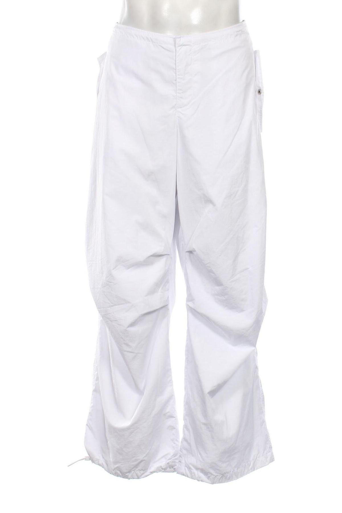 Мъжко спортно долнище Tommy Jeans, Размер L, Цвят Бял, Цена 89,38 лв.