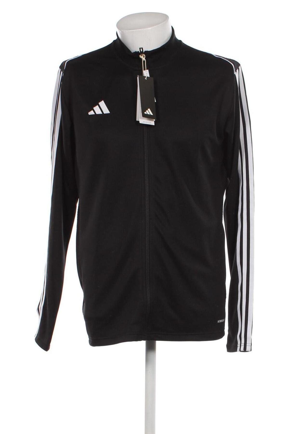Мъжко спортно горнище Adidas, Размер L, Цвят Черен, Цена 99,82 лв.