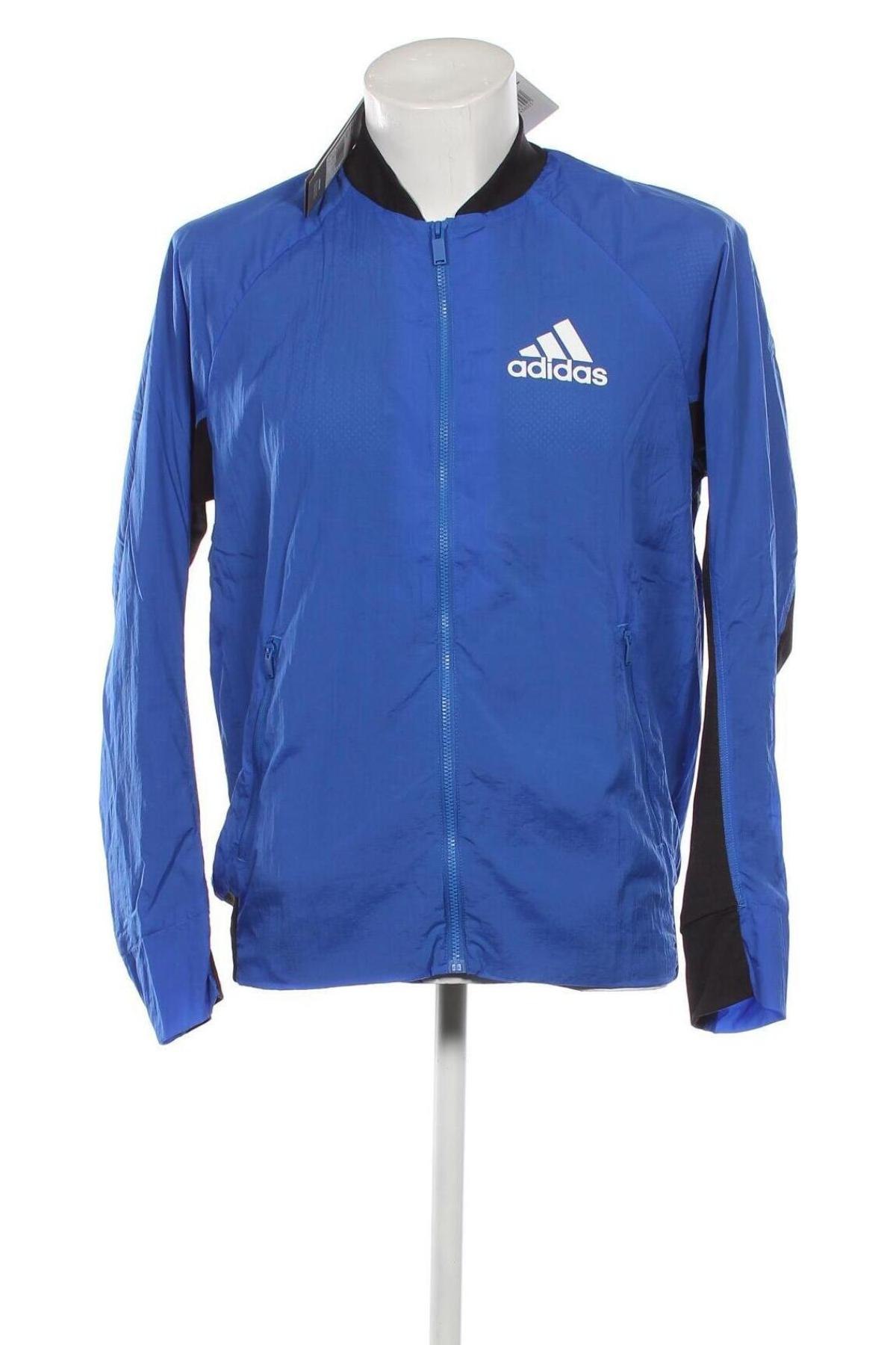Ανδρικό μπουφάν Adidas, Μέγεθος M, Χρώμα Μπλέ, Τιμή 133,51 €