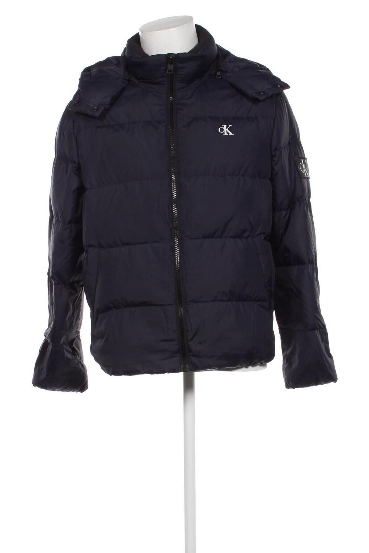 Ανδρικό μπουφάν Calvin Klein Jeans, Μέγεθος L, Χρώμα Μπλέ, Τιμή 176,29 €