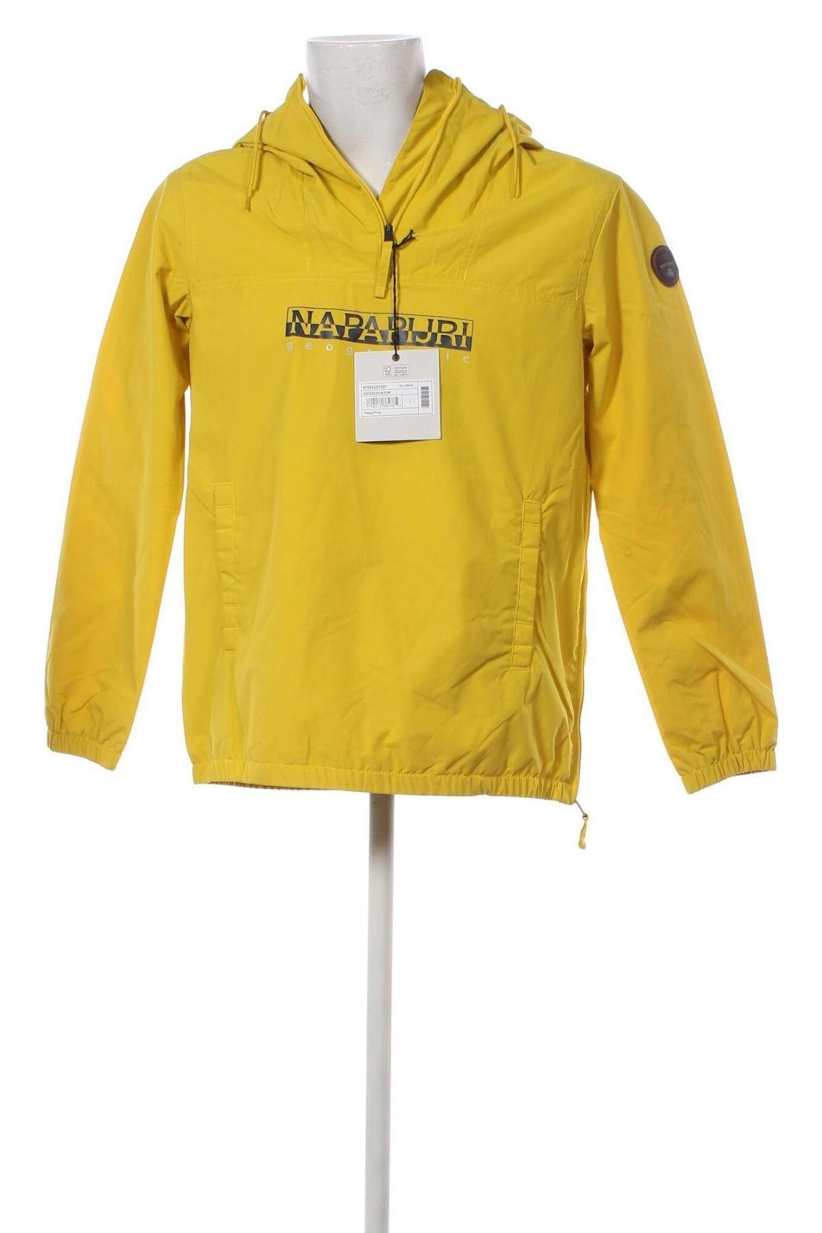 Мъжко яке Napapijri, Размер L, Цвят Жълт, Цена 198,93 лв.