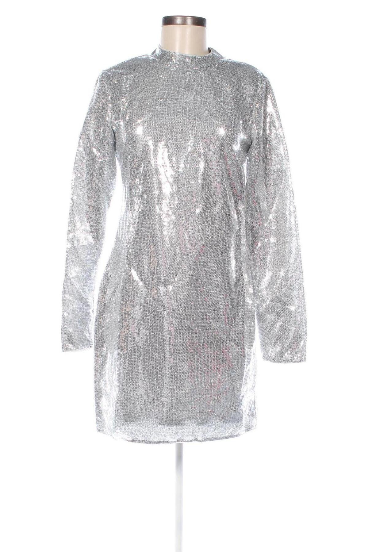 Šaty  Anna Field, Velikost M, Barva Stříbrná, Cena  375,00 Kč