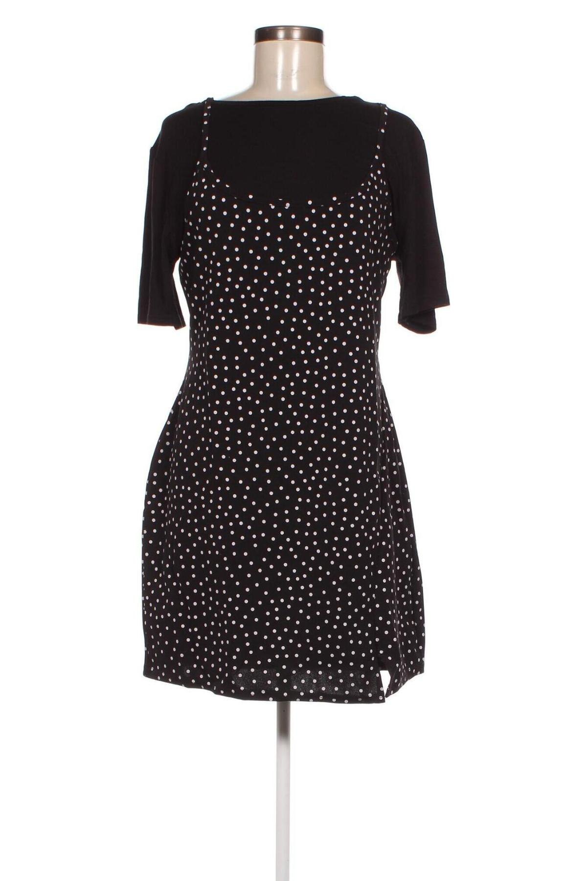 Kleid Boohoo, Größe XL, Farbe Schwarz, Preis 7,35 €