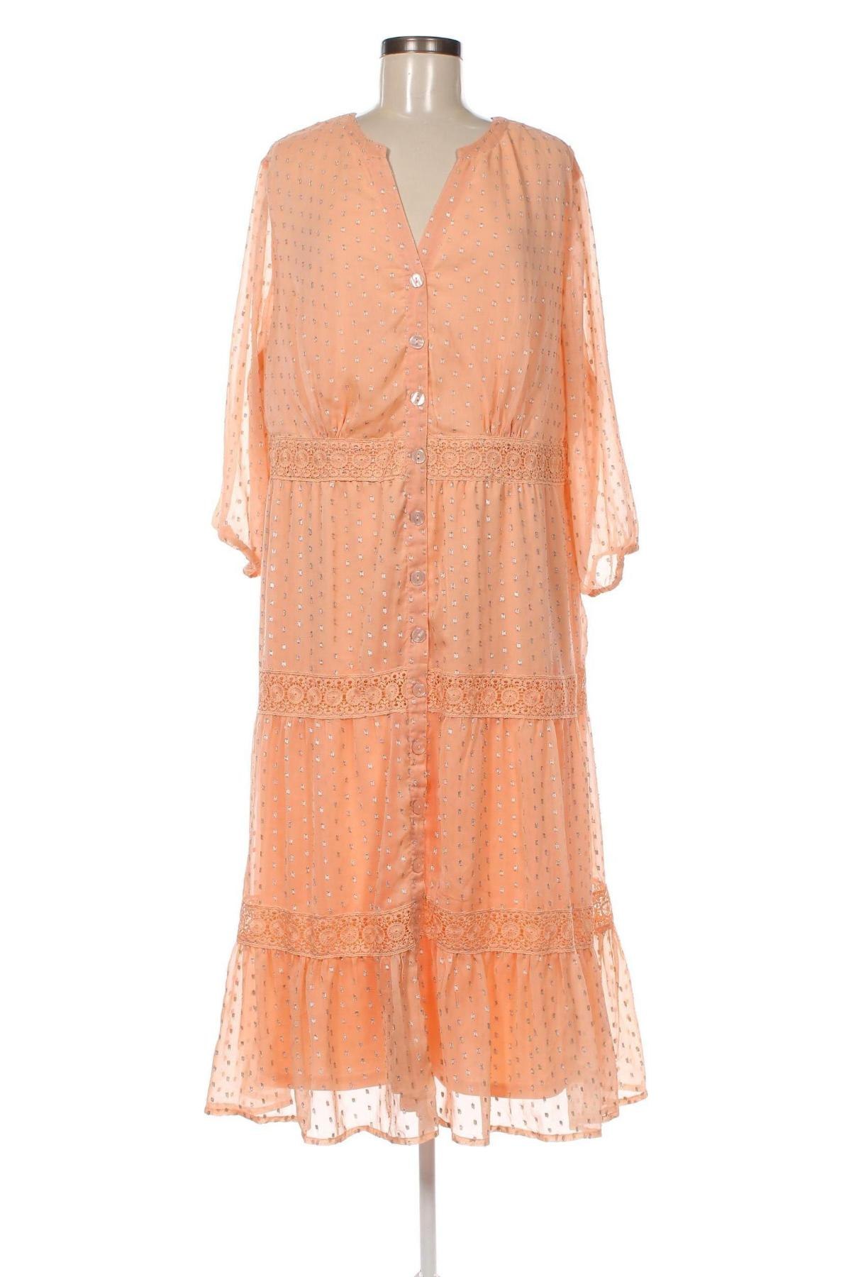 Φόρεμα Bpc Bonprix Collection, Μέγεθος XXL, Χρώμα Πορτοκαλί, Τιμή 12,31 €