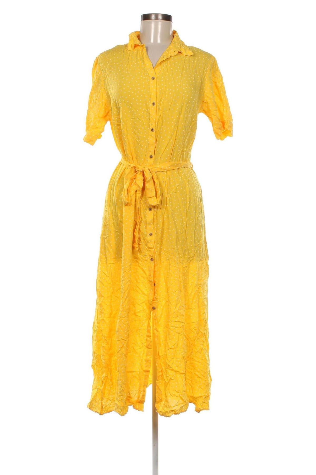 Kleid Free Quent, Größe L, Farbe Gelb, Preis 23,66 €