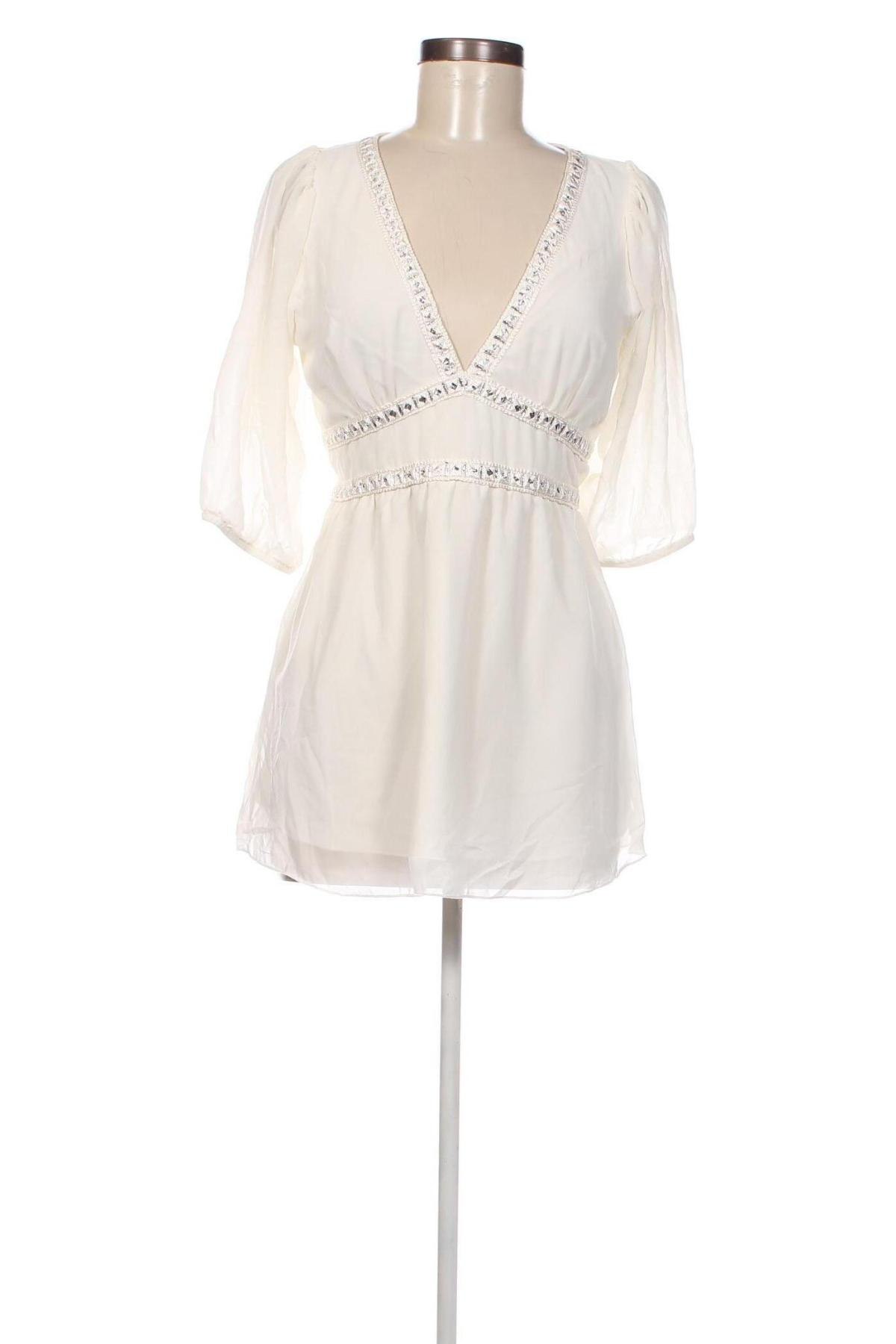 Φόρεμα Gina Tricot, Μέγεθος M, Χρώμα Εκρού, Τιμή 7,05 €