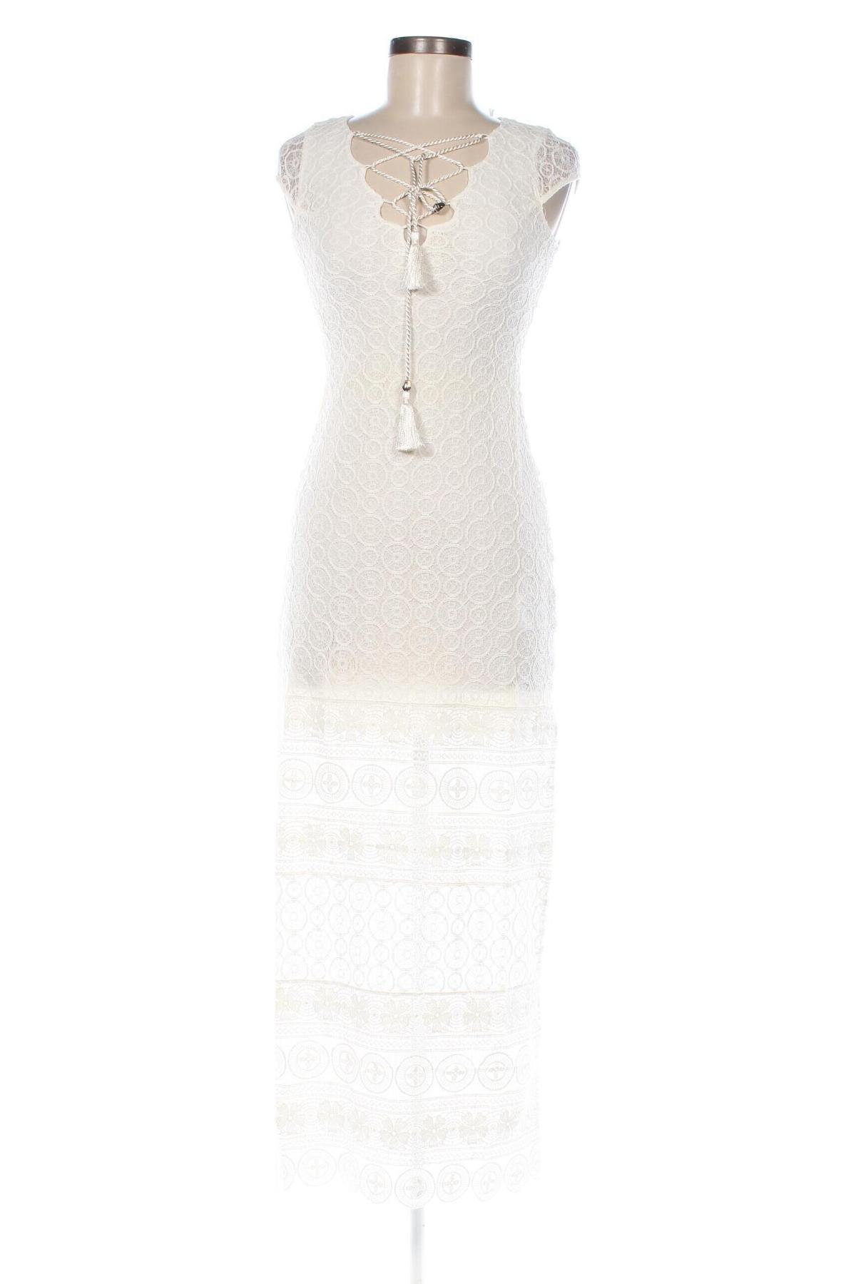Kleid Guess, Größe XS, Farbe Ecru, Preis 120,62 €