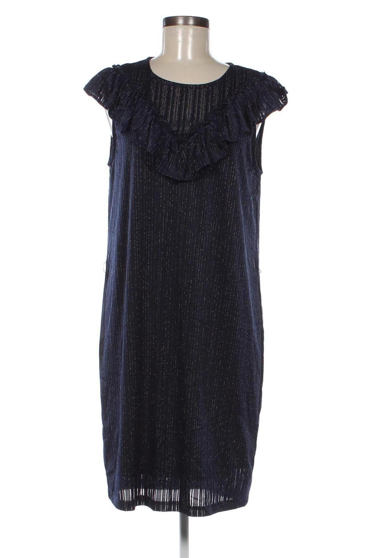 Kleid Ichi, Größe L, Farbe Blau, Preis € 10,65