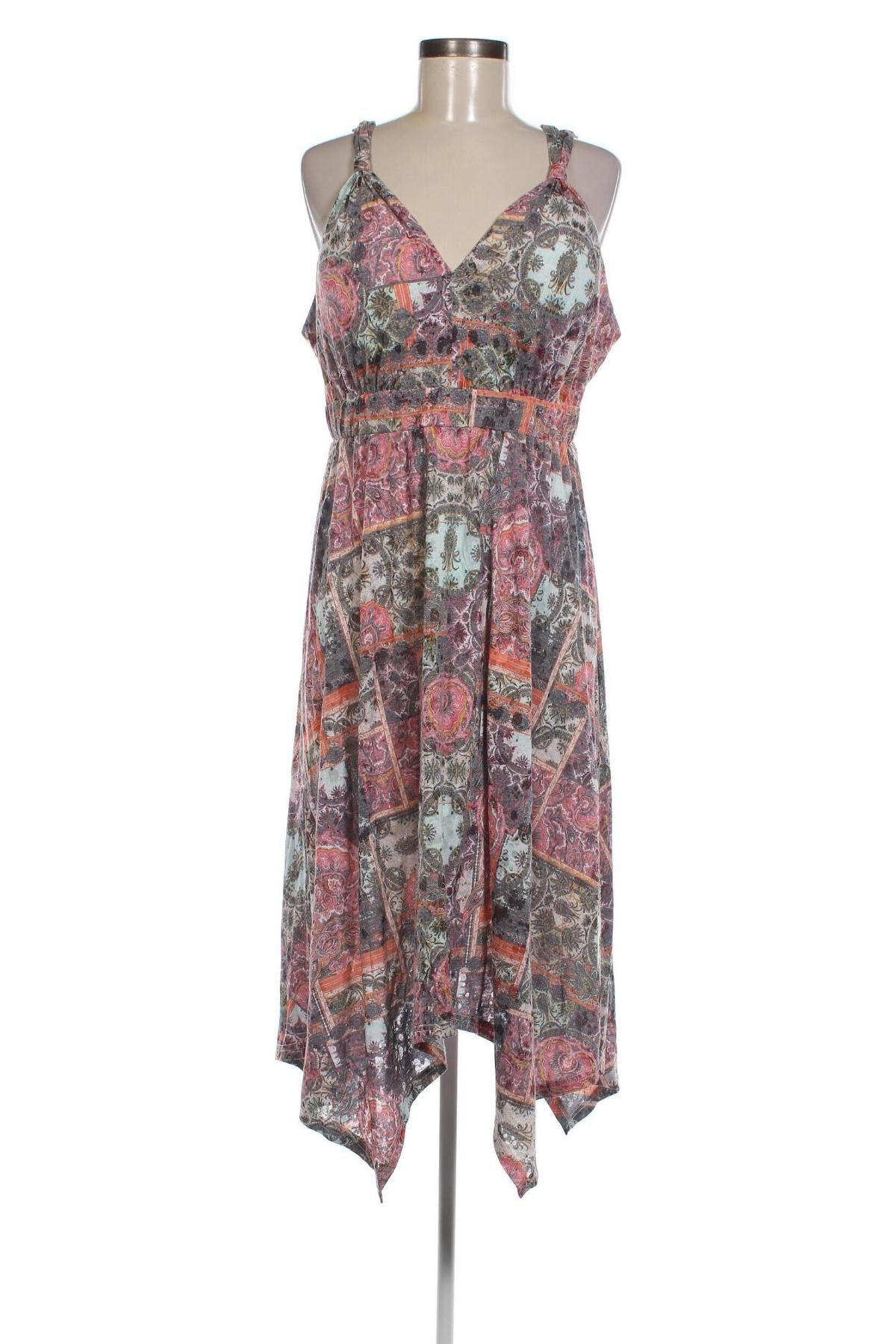 Φόρεμα Jean Pascale, Μέγεθος L, Χρώμα Πολύχρωμο, Τιμή 7,18 €