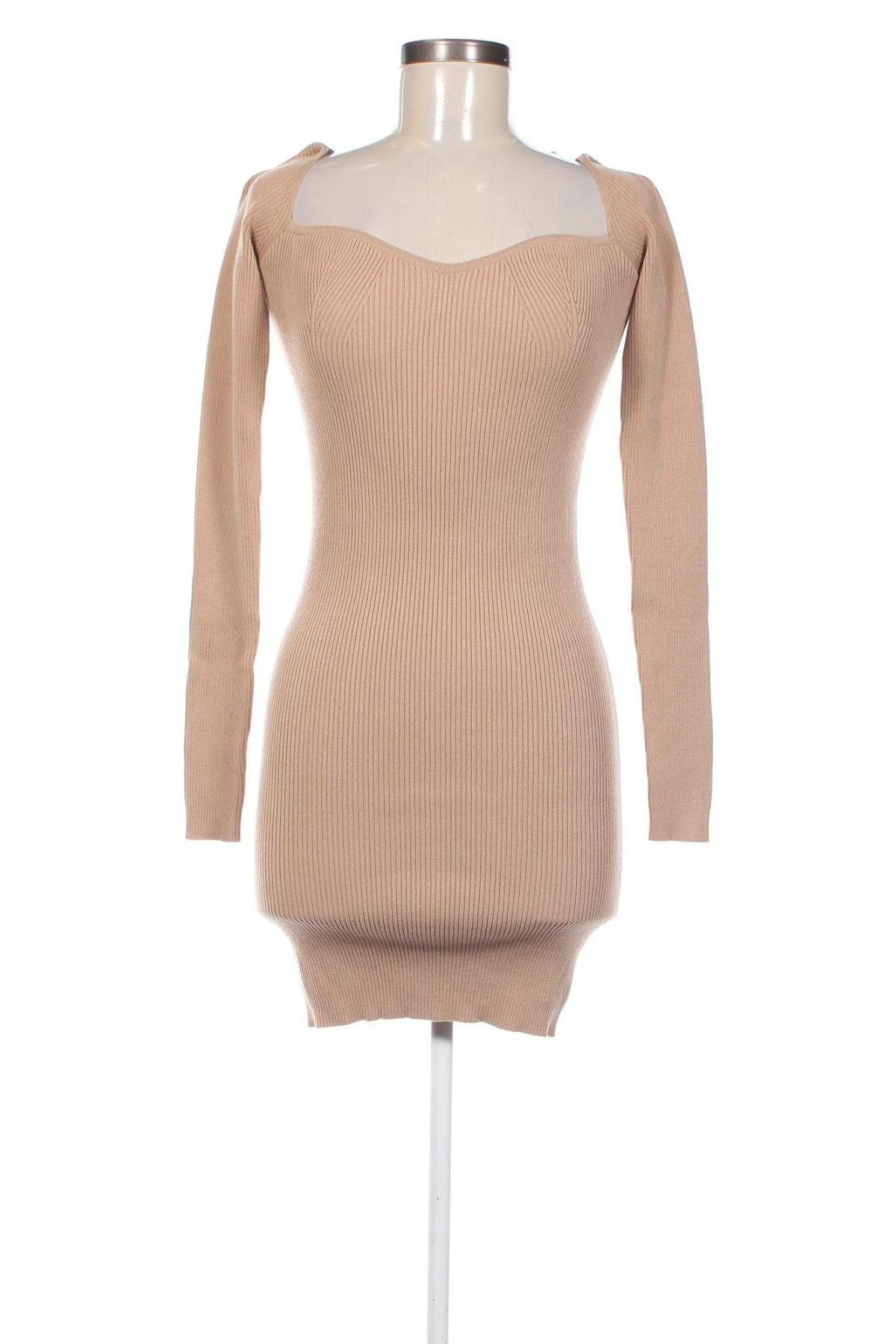 Kleid LeGer By Lena Gercke X About you, Größe M, Farbe Beige, Preis 7,89 €