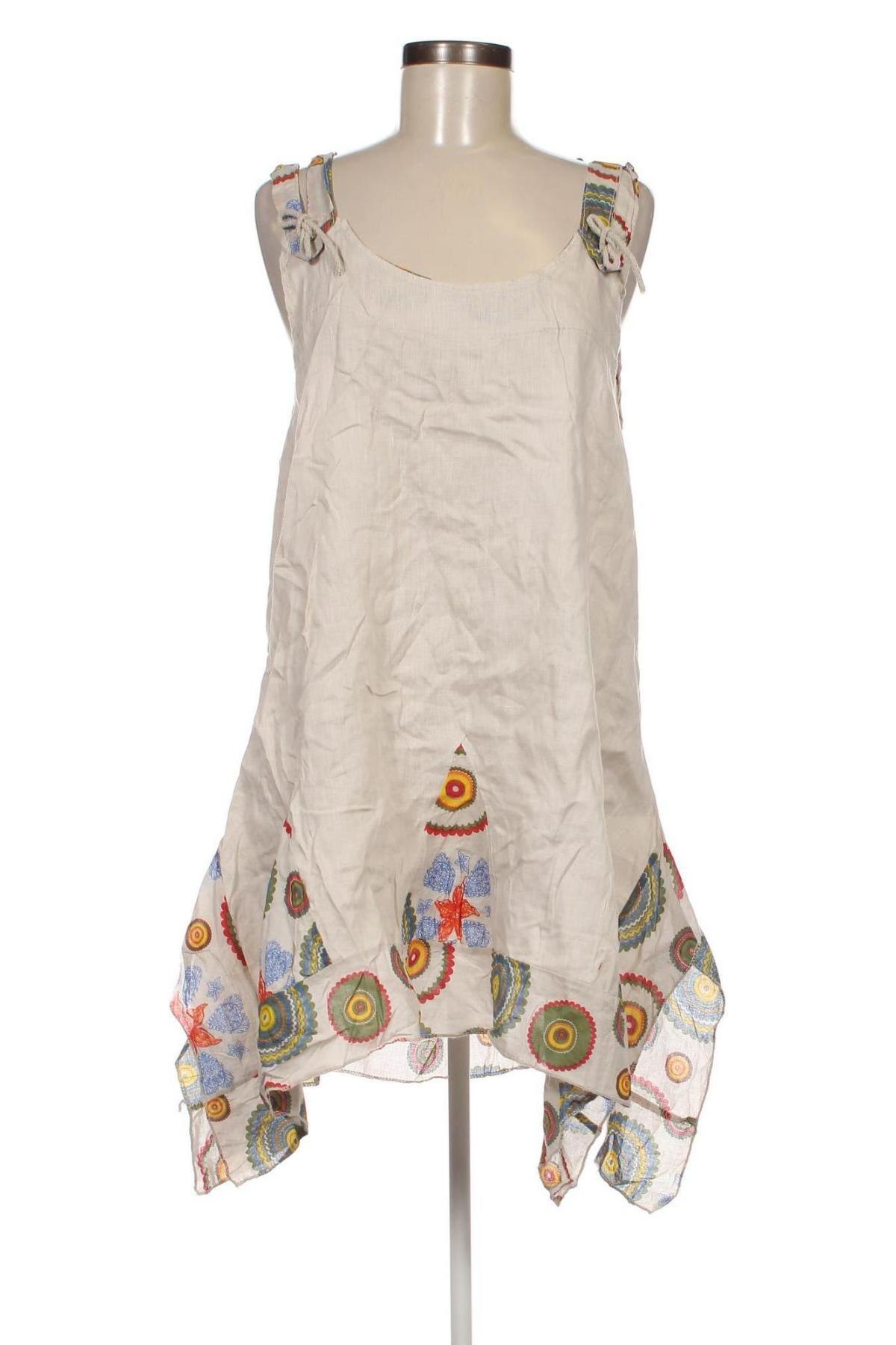 Kleid Made In Italy, Größe XL, Farbe Beige, Preis 20,18 €