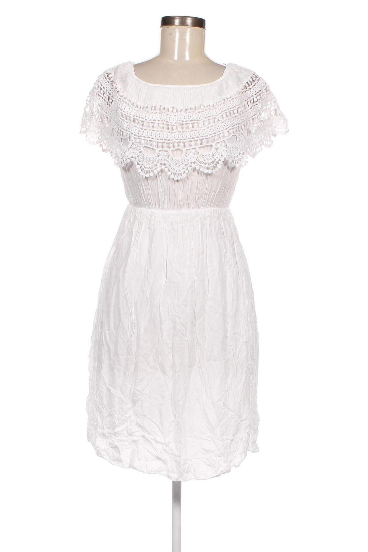 Kleid Made With Love, Größe S, Farbe Weiß, Preis 6,66 €