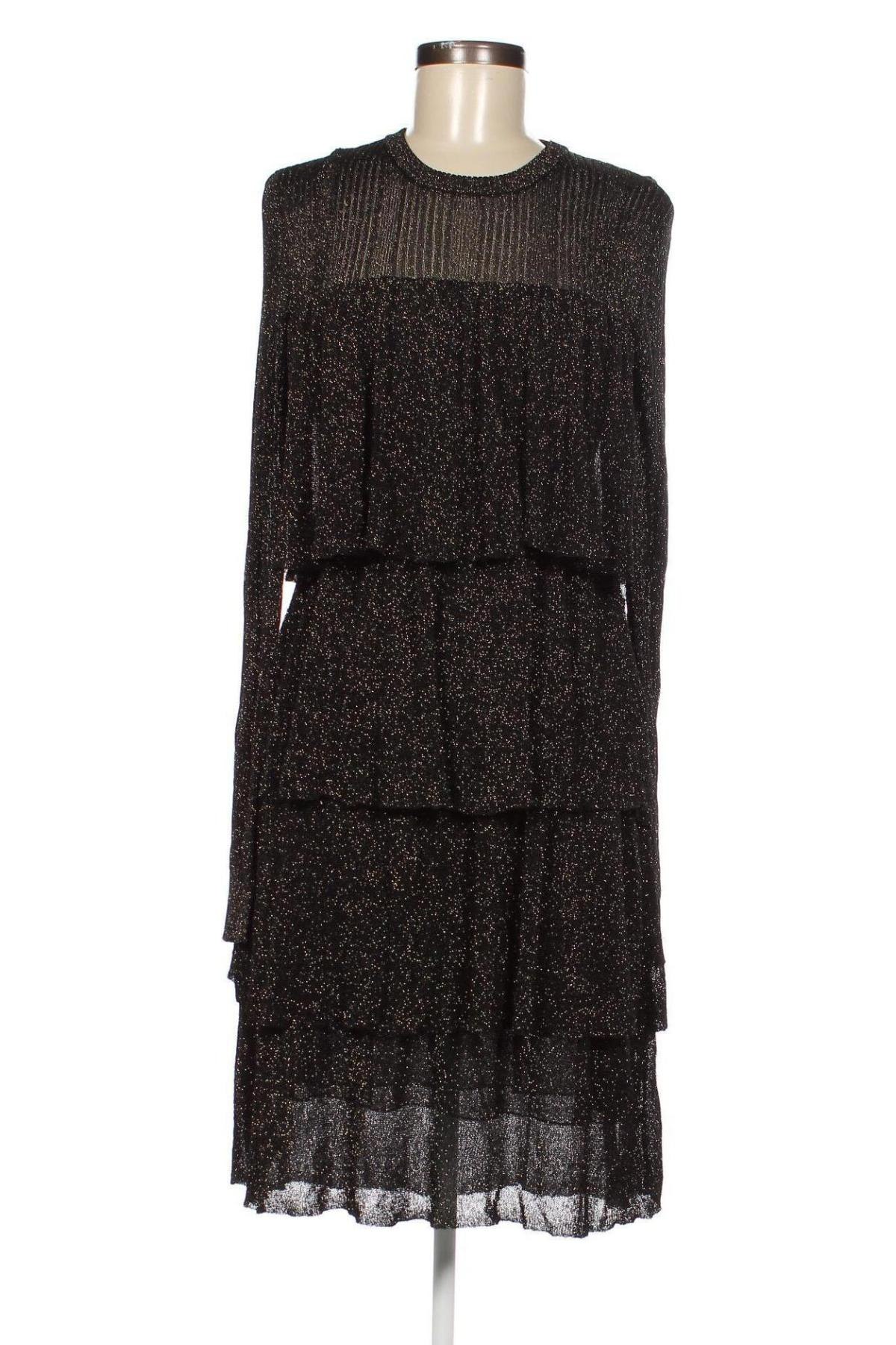 Kleid Maison Scotch, Größe XS, Farbe Schwarz, Preis 26,70 €