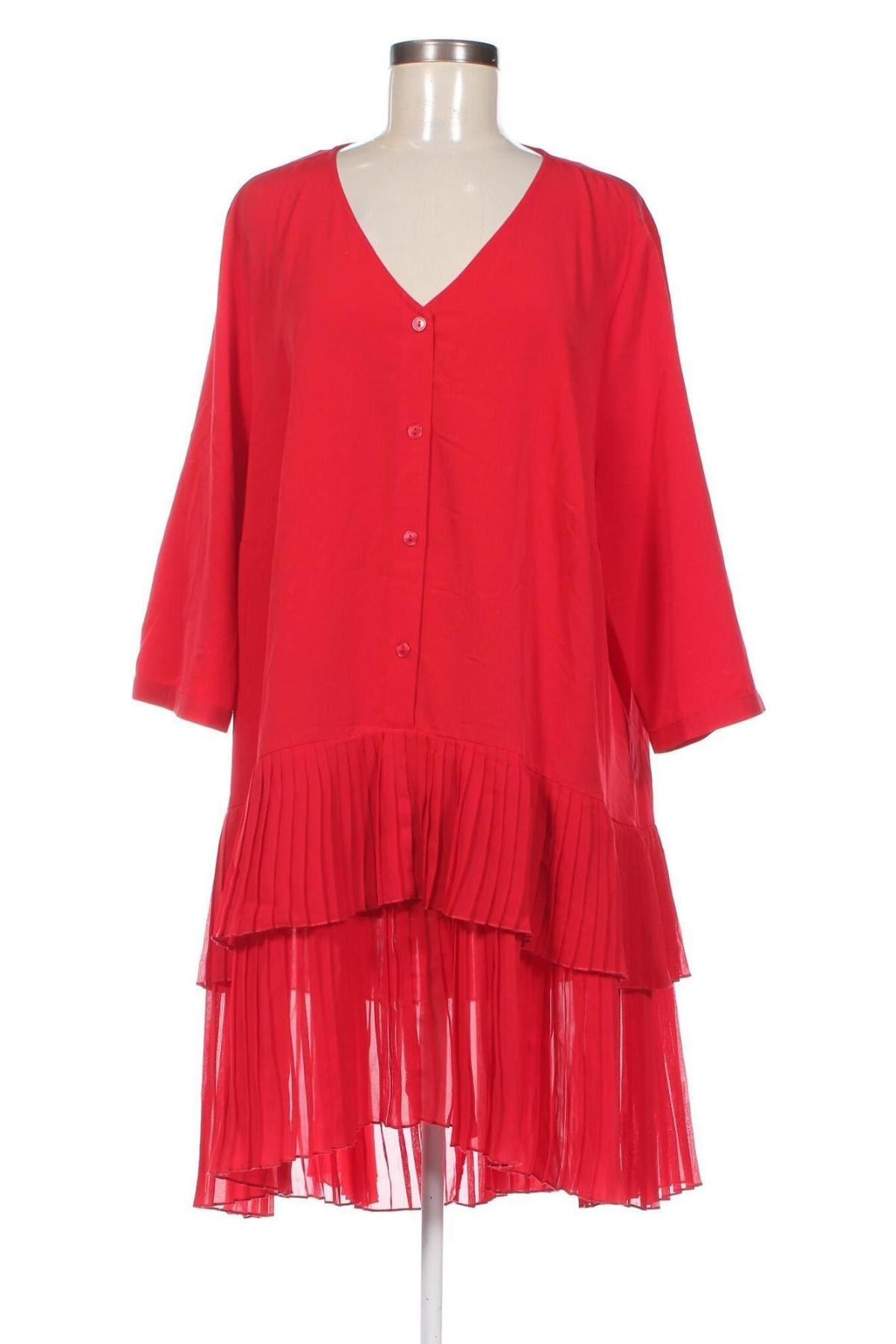 Šaty  Mia Moda, Velikost 3XL, Barva Červená, Cena  542,00 Kč
