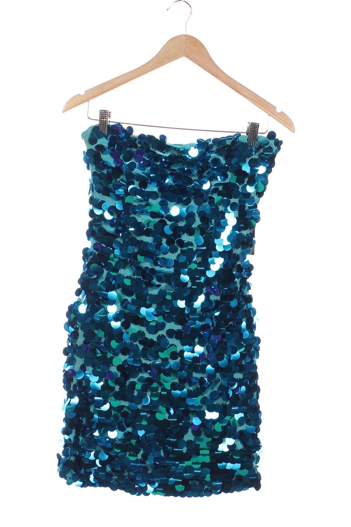 Kleid NA-KD, Größe L, Farbe Blau, Preis 9,20 €