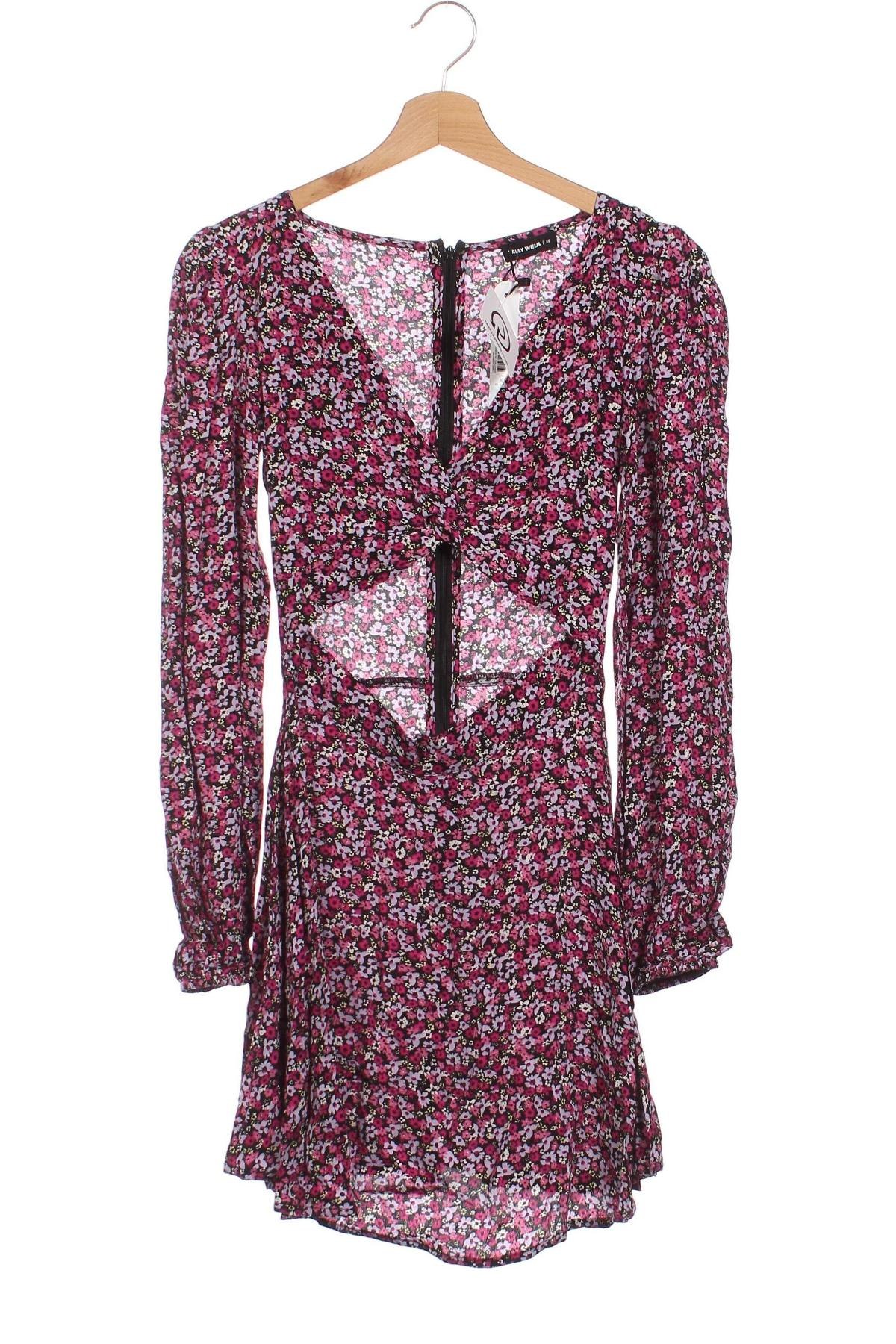 Kleid Tally Weijl, Größe XS, Farbe Mehrfarbig, Preis 6,64 €
