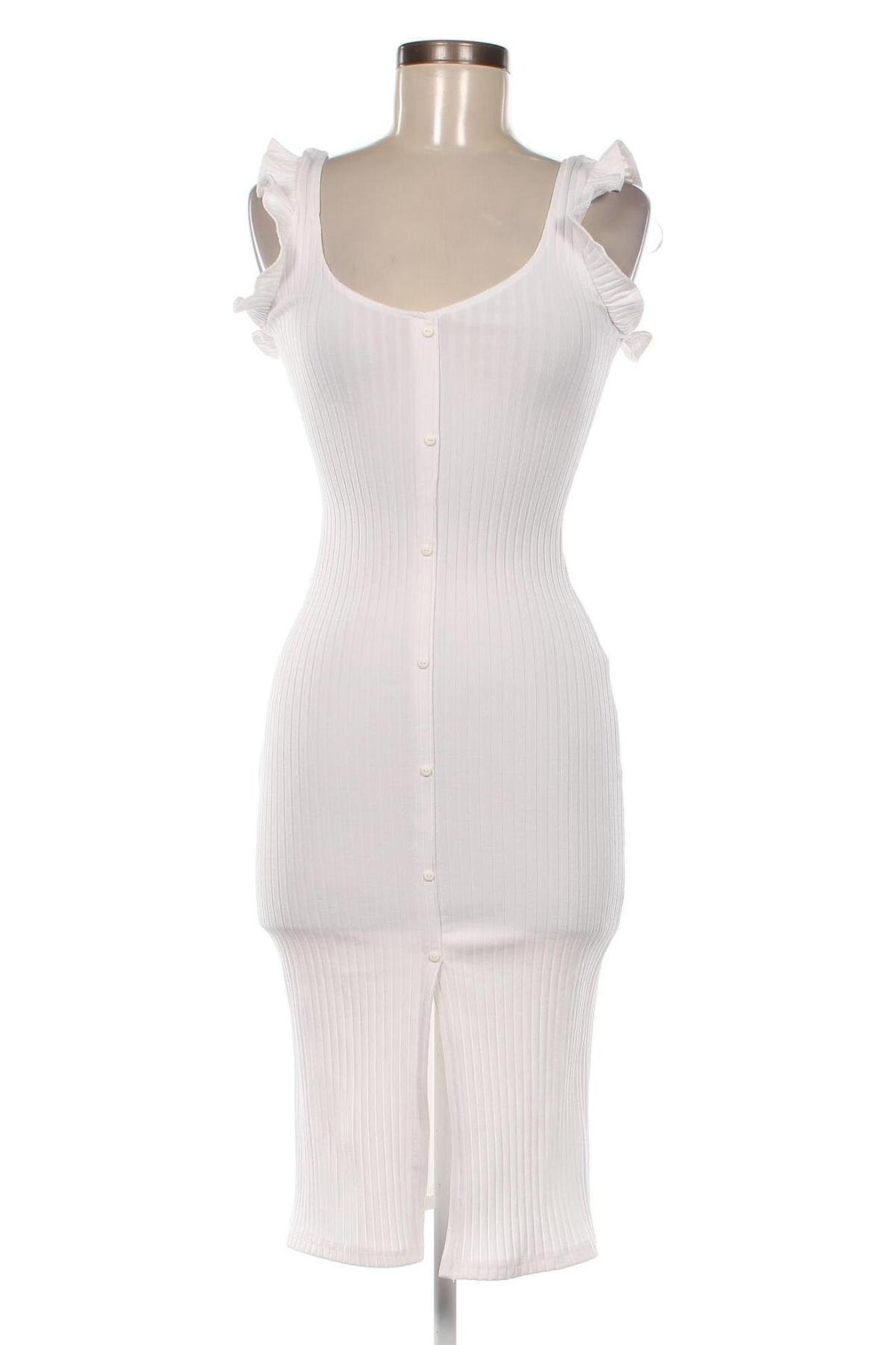 Kleid Zara, Größe S, Farbe Weiß, Preis 15,37 €