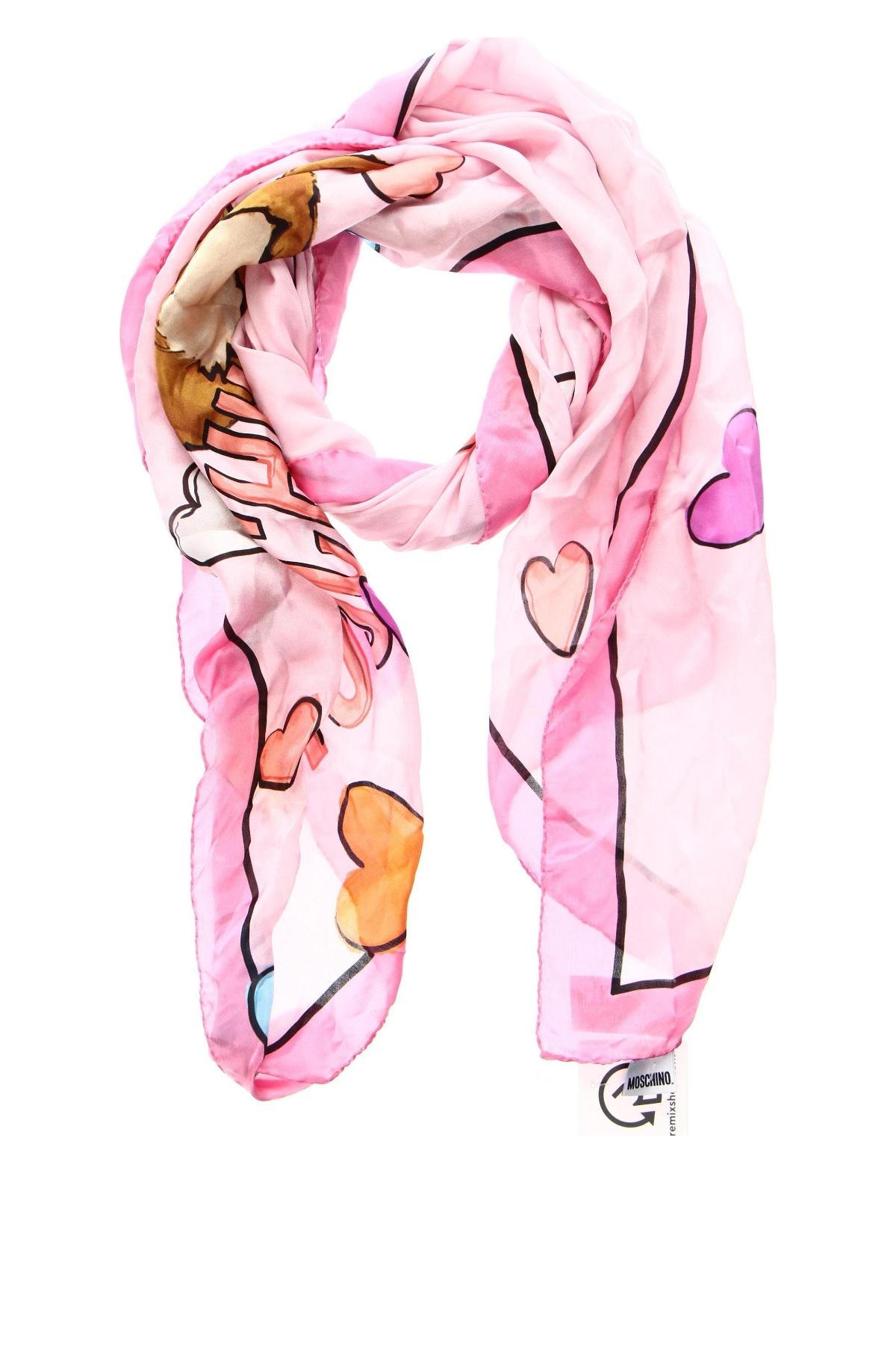 Κασκόλ Moschino, Χρώμα Ρόζ , Τιμή 142,12 €