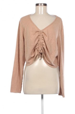 Bluzka damska SHEIN, Rozmiar 4XL, Kolor Beżowy, Cena 18,99 zł