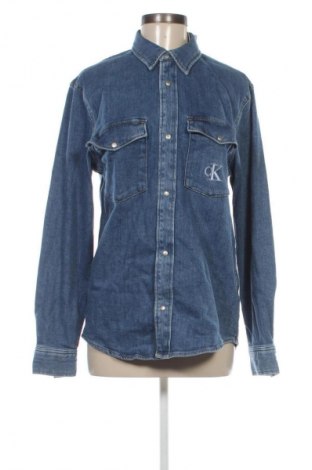 Дамска риза Calvin Klein Jeans, Размер M, Цвят Син, Цена 167,99 лв.
