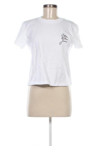 Damen T-Shirt Calvin Klein Jeans, Größe L, Farbe Weiß, Preis € 57,99