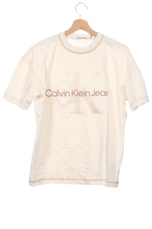 Dámske tričko Calvin Klein Jeans, Veľkosť XS, Farba Kremová, Cena  47,95 €