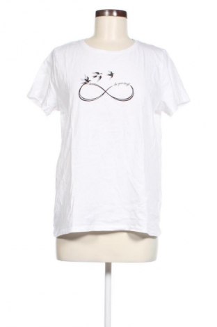 Γυναικείο t-shirt Sinsay, Μέγεθος XL, Χρώμα Λευκό, Τιμή 9,00 €