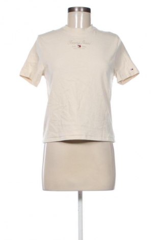 Γυναικείο t-shirt Tommy Jeans, Μέγεθος XS, Χρώμα  Μπέζ, Τιμή 52,99 €