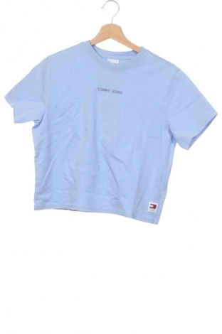 Damski T-shirt Tommy Jeans, Rozmiar XS, Kolor Niebieski, Cena 268,99 zł