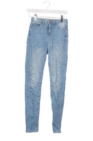 Blugi de femei Clockhouse, Mărime XXS, Culoare Albastru, Preț 19,99 Lei