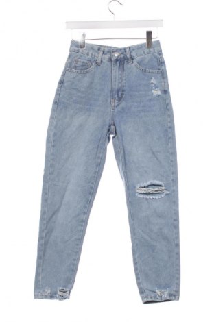 Damskie jeansy SHEIN, Rozmiar XS, Kolor Niebieski, Cena 95,99 zł
