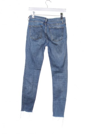 Blugi de femei Zara, Mărime XXS, Culoare Albastru, Preț 27,99 Lei