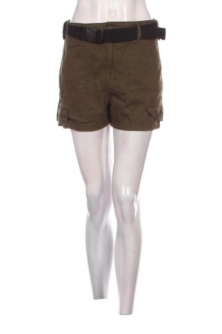 Pantaloni scurți de femei Bershka, Mărime M, Culoare Verde, Preț 48,57 Lei