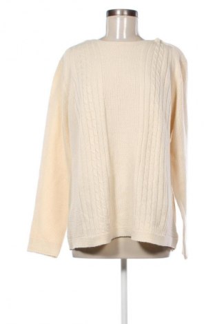 Damenpullover Laura Torelli, Größe XL, Farbe Ecru, Preis 7,99 €
