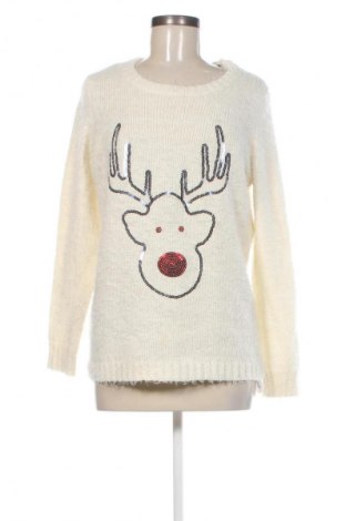 Damski sweter Unbranded, Rozmiar M, Kolor ecru, Cena 30,99 zł