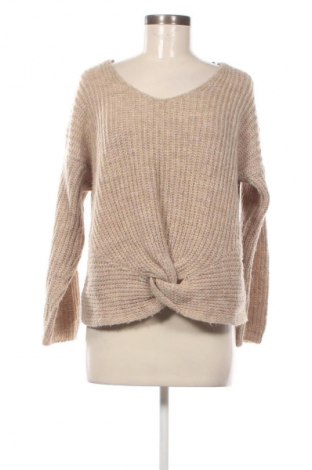 Damski sweter Unbranded, Rozmiar M, Kolor Beżowy, Cena 28,99 zł