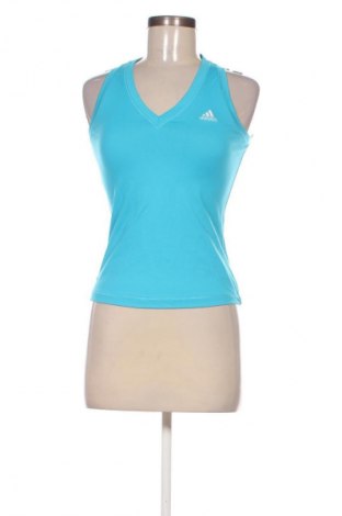 Γυναίκειο αθλητικό τοπ Adidas, Μέγεθος M, Χρώμα Μπλέ, Τιμή 17,39 €
