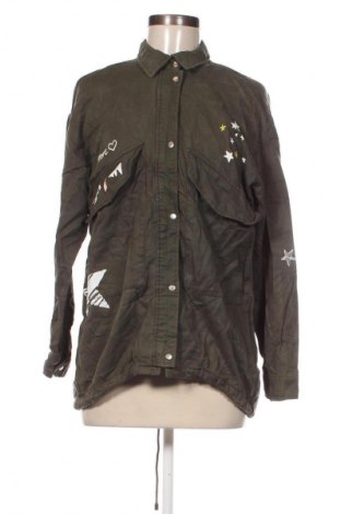 Geacă de femei Zara Trafaluc, Mărime S, Culoare Verde, Preț 67,99 Lei