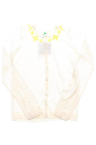 Pulover cu nasturi pentru copii United Colors Of Benetton, Mărime 4-5y/ 110-116 cm, Culoare Alb, Preț 57,99 Lei