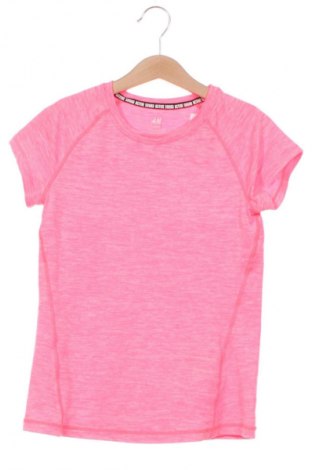 Dziecięcy T-shirt H&M Sport, Rozmiar 8-9y/ 134-140 cm, Kolor Różowy, Cena 31,02 zł