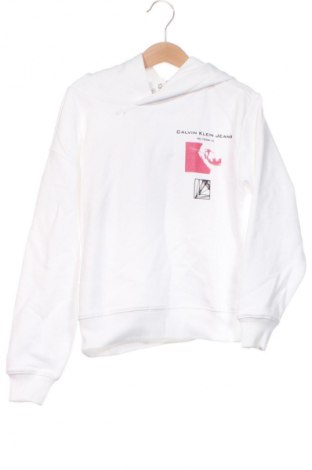 Kinder Sweatshirts Calvin Klein Jeans, Größe 8-9y/ 134-140 cm, Farbe Weiß, Preis 79,99 €