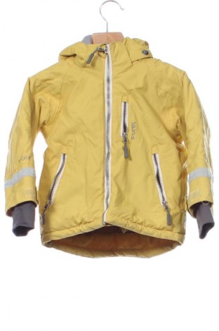 Dziecięca zimowa kurtka sportowa Unbranded, Rozmiar 18-24m/ 86-98 cm, Kolor Żółty, Cena 67,99 zł